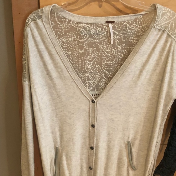 NEVER WORN free people long cardigan - Picture 2 of 4